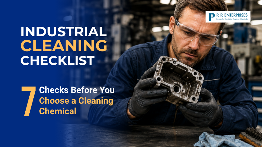 industrial cleaning checklist for selecting cleaning chemicals